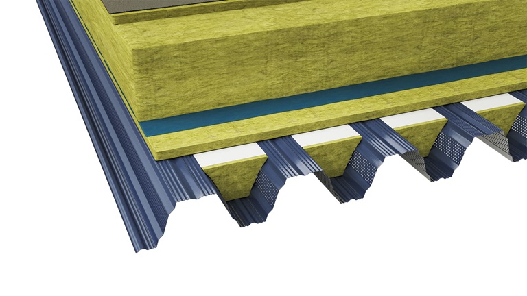 Ruukki T130M 3/15 web perforated + acoustic infill image