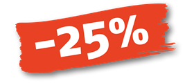 25% nuolaida