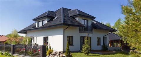 Blachodachówka modułowa Ruukki Finnera na dachu