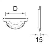 Gutter-end-universal