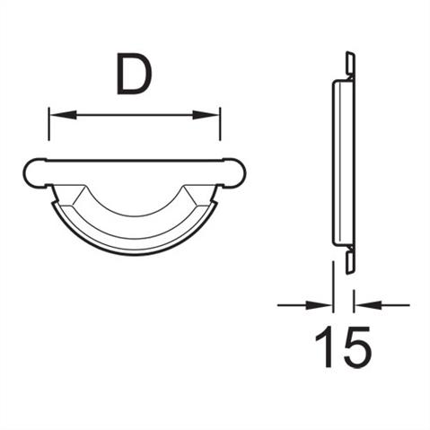 Gutter-end-universal